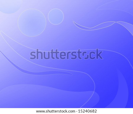 blue flow vector abstract