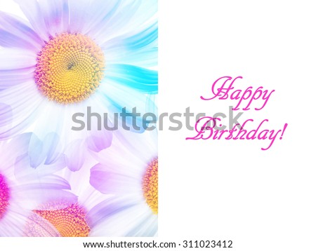 Floral artistic  wallpaper,  greeting card, colorful  soft  blur  style. \