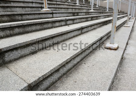 Granite stairs steps background - construction detail