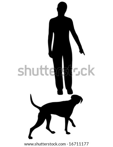 Dog Training (Obedience): Command: Come! Stock Vector Illustration ...