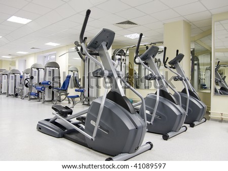 Treadmills at a small health club