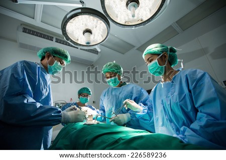 The doctors and nurses brainstorm power assisted surgery