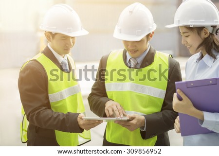 The engineers use the tablets were in order and delivery