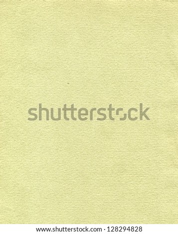 Blank sheet of yellow paper useful as a background