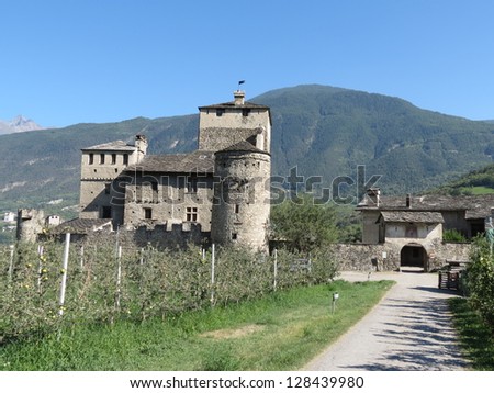 medieval castle of Sarriod de la Tour, near Aosta