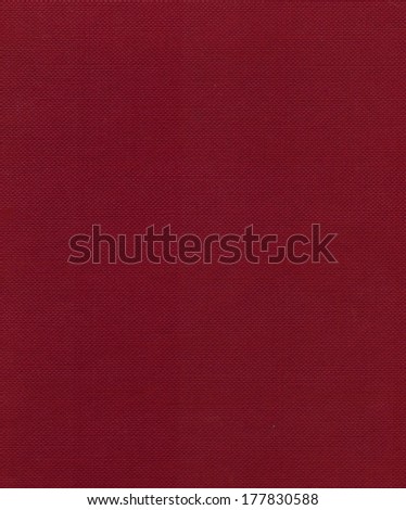 red cloth book binding useful as a background