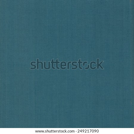 blue cloth book binding useful as a background