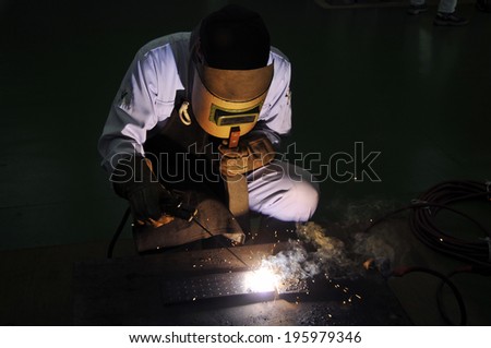 Men who have arc welding