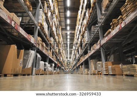 Large-scale warehouse of Japan