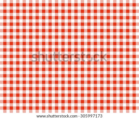 Retro tablecloth red and white background