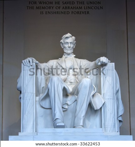 The Lincoln Memorial Washington Dc. in the Lincoln Memorial,