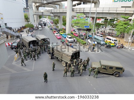 BANGKOK - JUNE 1 2014: The Revolutionaries In Thailand for new update .