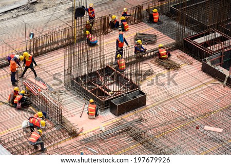 Construction site workers Construction site workers