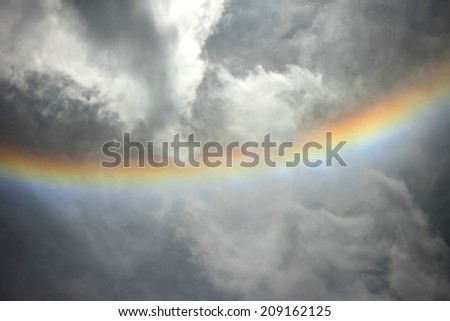 sun halo  circular rainbow