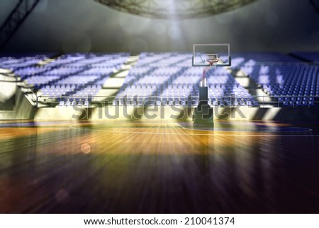 basketball arena render