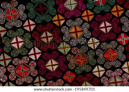 ethnic embroidery pattern 1-Chinese ethnic minorities costumes