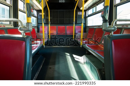seats in the bus
