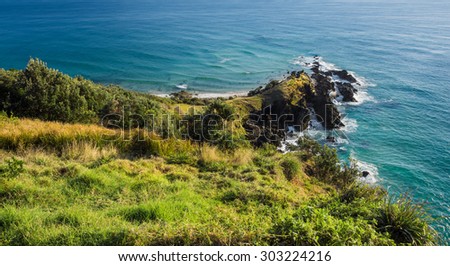 The Iconic Eastern Point of the Australian Mainland from the Cape Byron Lighthouse, Byron Bay, New South Wales