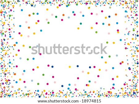 multicolored confetti background