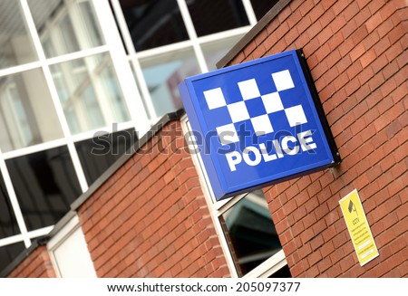 A Police Station Sign