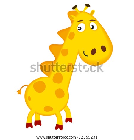 Cartoon Pictures Of Giraffes. stock vector : cartoon giraffe