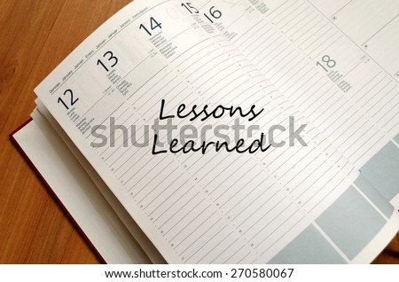 Lessons Learned Concept Notepad