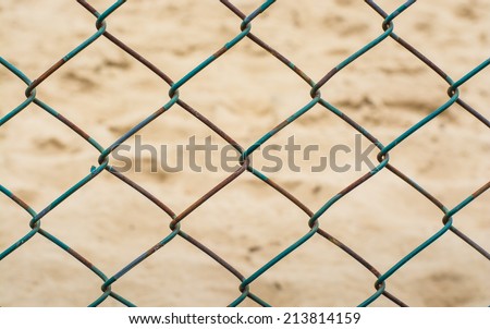 Wire Mesh Fence Close-Up Background