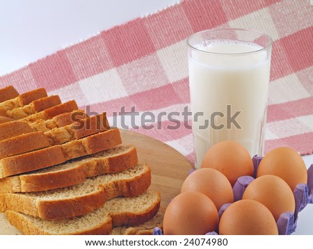 Milk, Eggs, and Bread - The Staples 1
