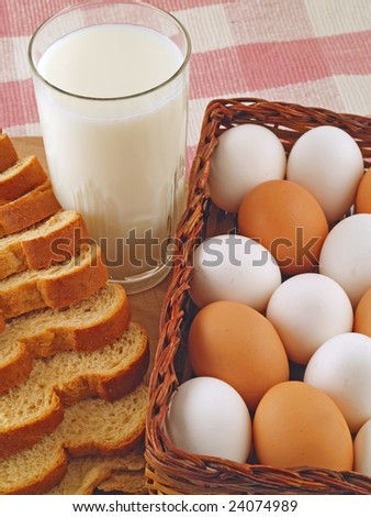 Milk, Eggs, and Bread - The Staples 4