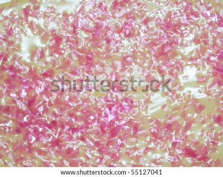 Cookie and Cake Icing and Pinkish Colored Sugar