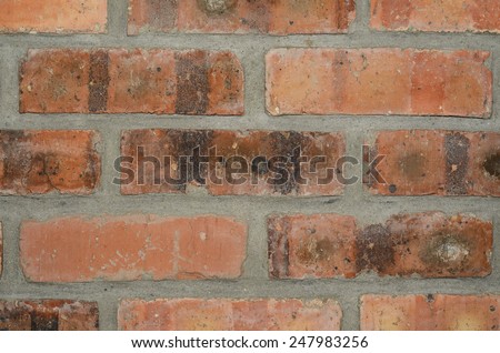 Quality face brick walls for interior and exterior purposes / Fired bricks / For modern homes as brickwall, decoration for vintage background