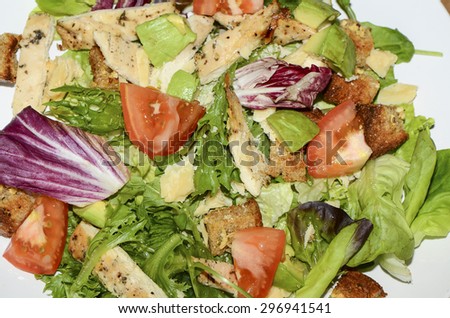 Homemade salad a favorite among today's healthy conscious people / Chicken salad / Affordable and good to eat, promotes healthy lifestyle among today's generation