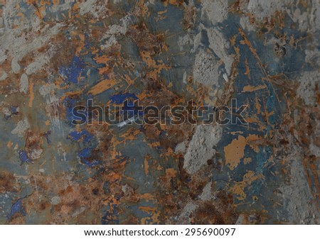 Rust texture as metal rust old iron plate background