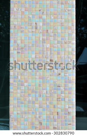 Pale light colors mosaic.