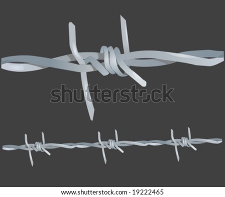 Nice Logo Design Gallery on Vector  Barbed Wire  Seamless Design With Nice Light   Shadow Effects
