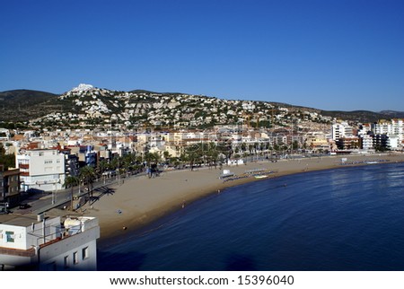 famous beaches in spain. stock photo : Beach of