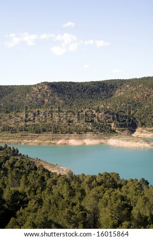 Contreras reservoir. Hoces del Cabriel. Valencia and Cuenca provinces border. Spain