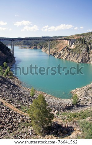 Contreras reservoir. Hoces del Cabriel. Valencia and Cuenca provinces border. Spain