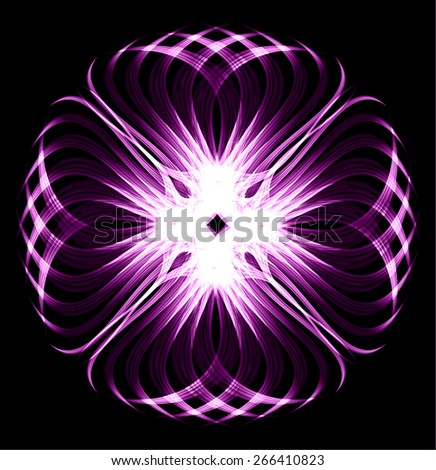 Purple purple color Lotus mandala with Paisley. abstract background. Flower.