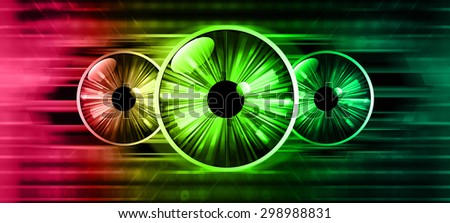 dark red green color Light Abstract Technology background for computer graphic website internet and business. circuit.motion move blur.eye