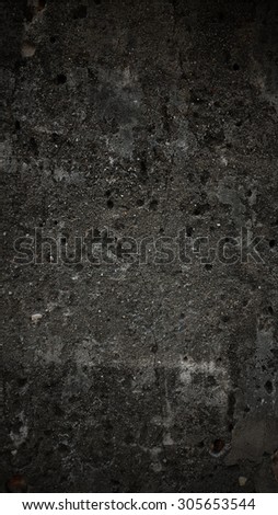 black cement floor background