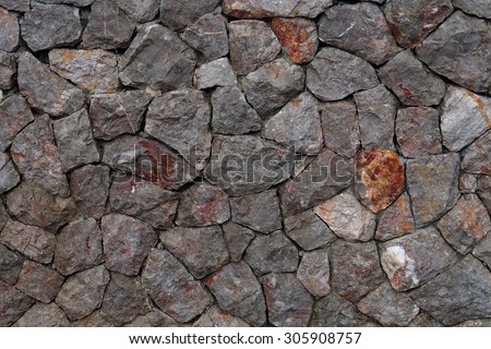 Background of dark stone wall texture