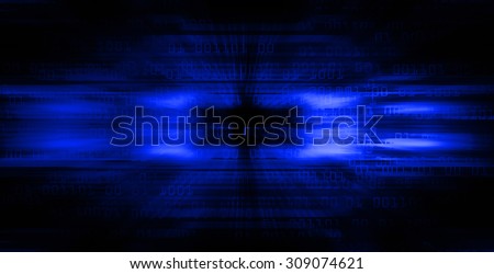 dark blue Light Abstract Technology background for computer graphic website internet. illustration. infographics. binary code background. www.Spark. motion move blur.zero one