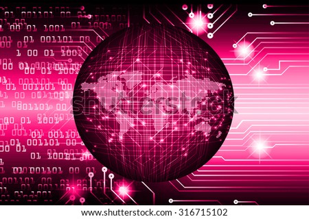 identifying a computer virus.Antivirus protection computer security concept.PC.one zero.scan.technology digital website internet web. World Map,Global.binary digit. pink