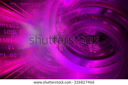 dark purple color Light Abstract Technology background for computer graphic website internet and business.circuit. illustration. abstract digital. infographics. motion move blur.neon. Binary digit