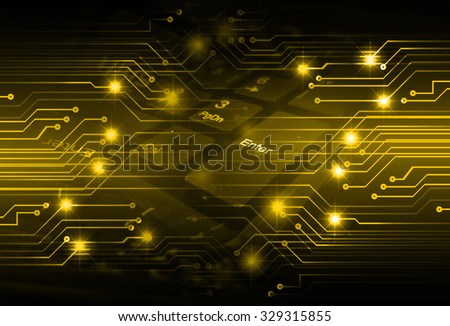 dark yellow color Light Abstract Technology background for computer graphic website internet and business.circuit. illustration. infographics. motion move blur.neon.pixel. vivid Bright