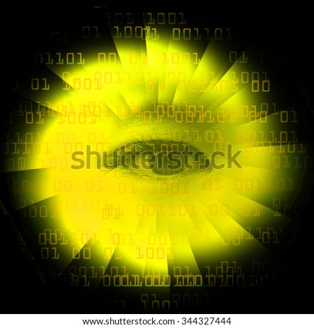 Dark  yellow color Light Abstract Technology background for computer graphic website internet and business. circuit. illustration. infographics. motion move blur.neon. pixel. eye