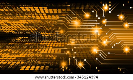 dark orange color Light Abstract Technology background for computer graphic website internet and business.circuit. illustration. infographics. motion move blur.neon.pixel. vivid Bright.