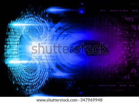 Dark blue purple color Light Abstract Technology background for computer graphic website internet and business. circuit. illustration. digital. infographics. binary code background. www.one. zero.eye