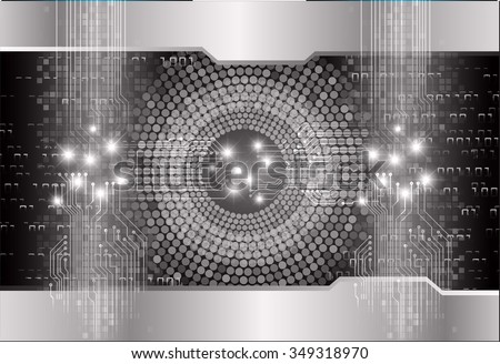 dark black Light Abstract Technology background for computer graphic website internet and business. circuit. illustration. digital. infographics. binary code background. www. vector.one. zero eye